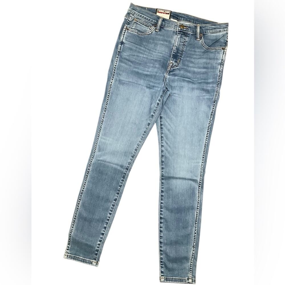 Kirkland Signature Women's Jeans Light Blue High Rise Stretch Size 8 NWT